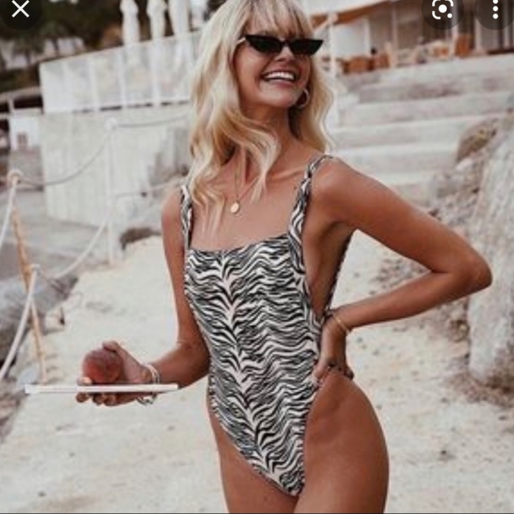 BAMBA COZI ONE PIECE TIGER PRINT SWIMSUIT